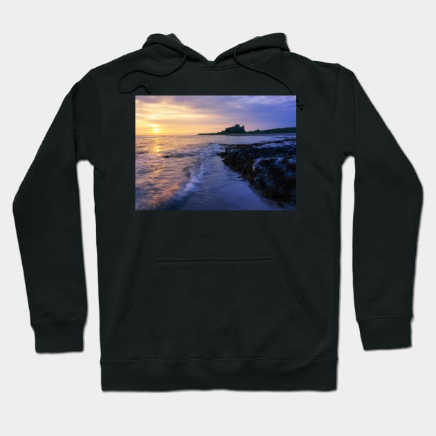 Bamburgh Castle Sunrise Hoodie by TMcG72